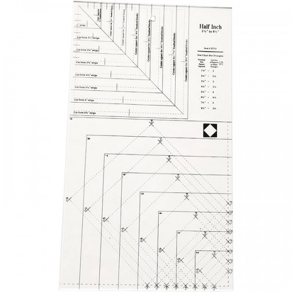 Фото 1: Многофункциональная линейка 6 1/2 х 16 дюймов