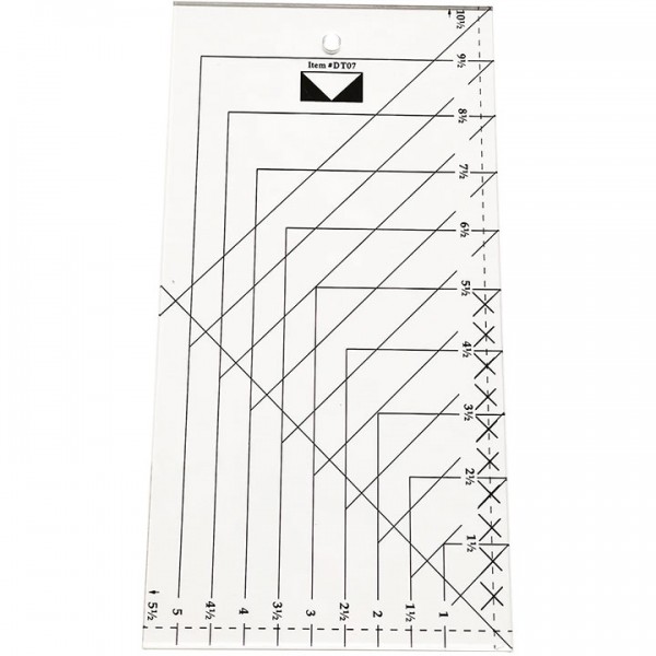 Фото 4: Многофункциональная линейка 6 1/2 х 16 дюймов