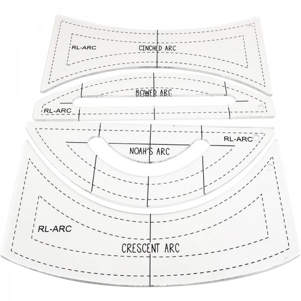 Фото 1: Прозрачные шаблоны для стегания RL-ARC