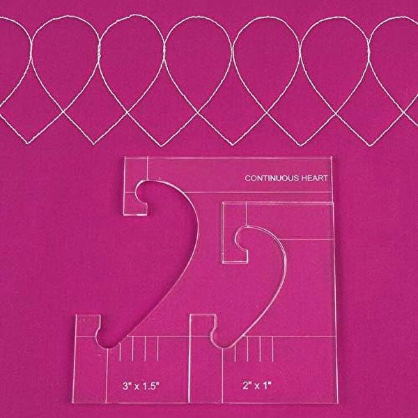 Фото 2: Набор шаблонов линейки для вышивки и квилтинга RL-04W