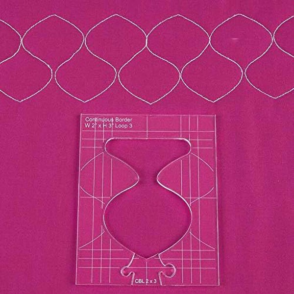 Фото 3: Набор шаблонов линейки для вышивки и квилтинга RL-04W