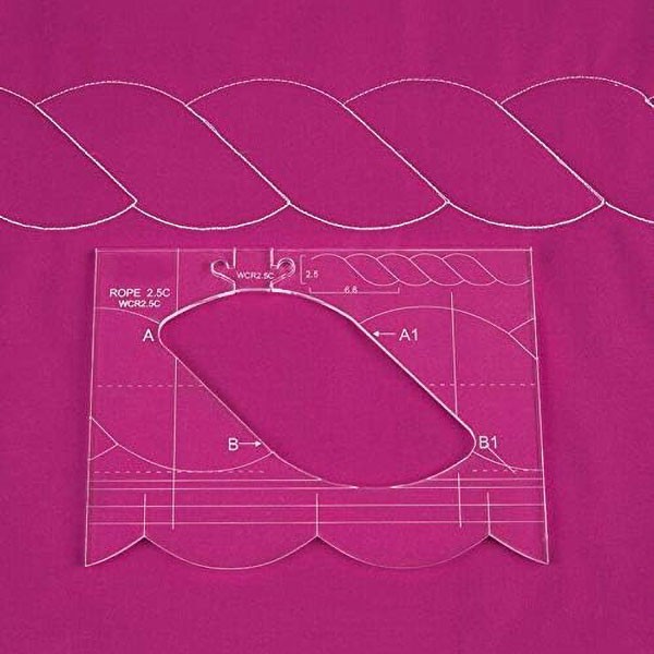 Фото 5: Набор шаблонов линейки для вышивки и квилтинга RL-04W