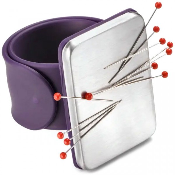 Фото 2: Игольница на руку магнитная фиолетовая Prym 610282