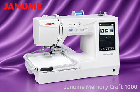 Janome MC 1000: швейно-вышивальный комплекс для творческих проектов