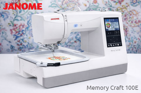 Вышивальная машина Janome Memory Craft 100E: удобство, функциональность и точный результат